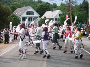 Morris dancers in Newfane
